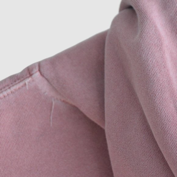 Pink Obey Hoodie – Size L, Worn-In Style, Distressed with Missing Drawstring - Picture 6 of 6